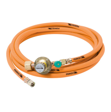 Perkeo gasolslang 10 m med regulator 4 bar